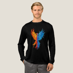Herren Phoenix Rising Premium Langarm Tri-Blend Shirt
