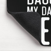 Herren Pilot Tochter Vater ist Held Geschenk Pilot Mousepad (Ecke)