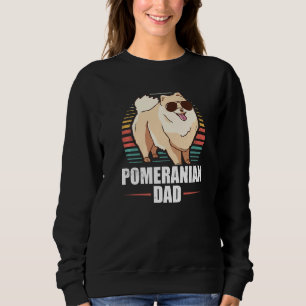 Herren Pomeranian Vater Hundebesitzer Pomeranian Sweatshirt