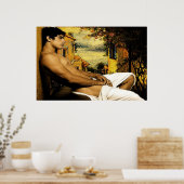 herren, poster (Küche)