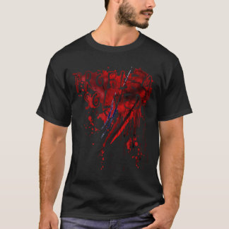 Herren Problem Gelöst T-Shirt Blutiger Horror Zomb