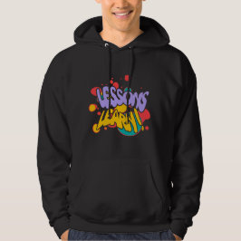HERREN-PULLOVER-HOODIE MIT FARBSPLATTER-LESSONEN HOODIE