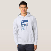 Herren Pullover Kapuzenpullover asche FRANCE 26 (Vorne ganz)