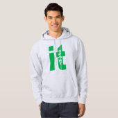 Herren Pullover Kapuzenpullover aschgrau ITALIA S (Vorne ganz)