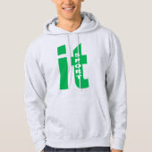 Herren Pullover Kapuzenpullover aschgrau ITALIA  S (Vorderseite)