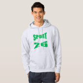 Herren Pullover Kapuzenpullover aschgrau SPORT 26 (Vorne ganz)