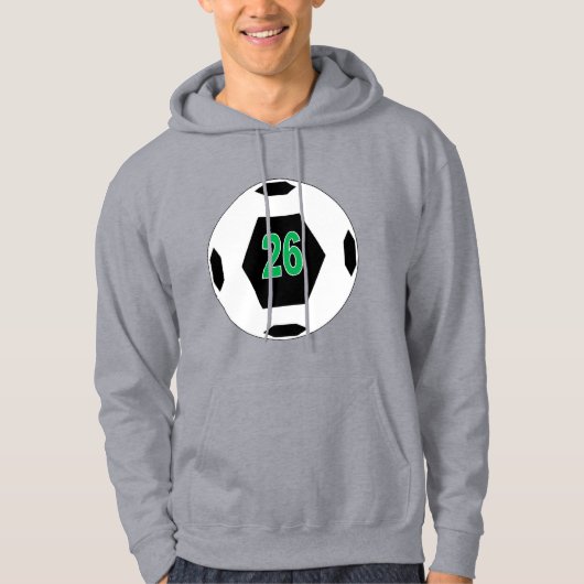 Herren Pullover Kapuzenpullover grau DESIGN SPORT (Vorderseite)