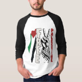 Herren-Raglan-Baseball-T-Shirt mit doppelseitigem T-Shirt (Vorderseite)