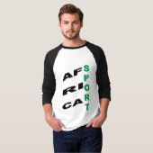 Herren-Raglan-Shirt mit Ärmeln DESIGN AFRIKA SP T-Shirt (Vorne ganz)