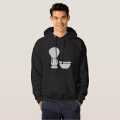 Herren Rasierpinsel-Schale Hoodie (Vorne ganz)