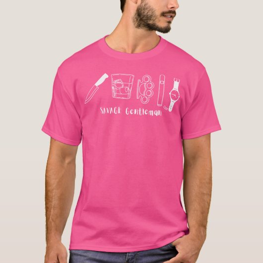 Herren rauchen Zigarre T-Shirt (Vorderseite)