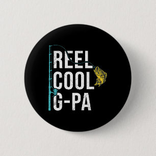 Herren Reel Cool G-Pa Angel-Shirt Lustiges Opa Vat Button