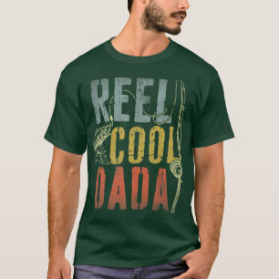 Herren Retro Vintage Angelköder Cool Dada Angeln V T-Shirt