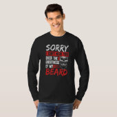 Herren Retro Vintage Bart Bärtig T-Shirt (Vorne ganz)