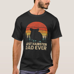 Herren Retro Vintage Bester Hamster-Vater Aller Ze T-Shirt