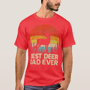 Herren Retro Vintage Bester Hirsch Papa Aller Zeit T-Shirt