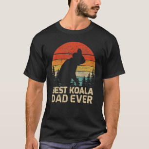 Herren Retro Vintage Bester Koala-Vater Aller Zeit T-Shirt