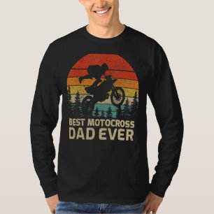 Herren Retro Vintage Bester Motocross-Vater Aller T-Shirt
