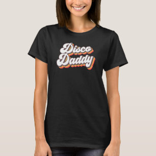 Herren Retro Vintage Disco Daddy 70er Party Kostüm T-Shirt
