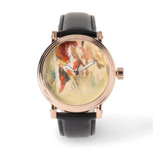 Herren-Roségold-Vintage-Uhr Armbanduhr