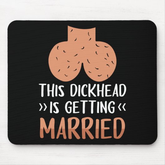 Herren Sack Gesicht Junggesellenabschied Lustiges Mousepad (Vorne)