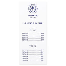 Herren Salon einfache Marine und weiß Preis-Servic