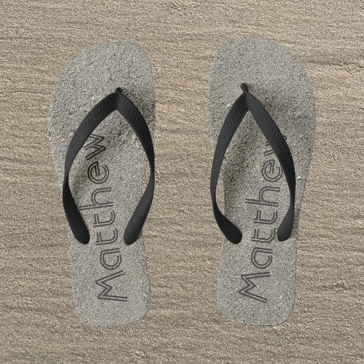 Herren-Sandalen mit individuellem Monogramm Badesandalen