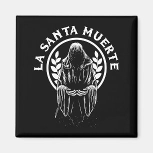 Herren Santa Muerte Mexiko Calavera Skelett Schäde Magnet