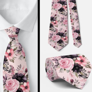 Herren-Schlips Florale Hochzeits- und Event-Hals Krawatte