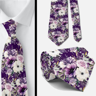 Herren-Schlips Florale Hochzeits- und Event-Hals Krawatte