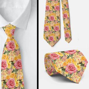 Herren-Schlips Florale Hochzeits- und Event-Kraw Krawatte