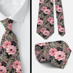 Herren-Schlips   Florale Hochzeits- und Event-Kraw Krawatte