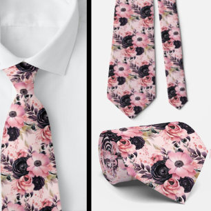 Herren-Schlips   Florale Hochzeits- und Event-Kraw Krawatte