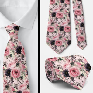 Herren-Schlips   Florale Hochzeits- und Event-Kraw Krawatte