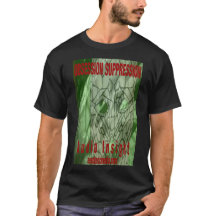Herren Schwarz T-Shirt "Obsession Suppression".