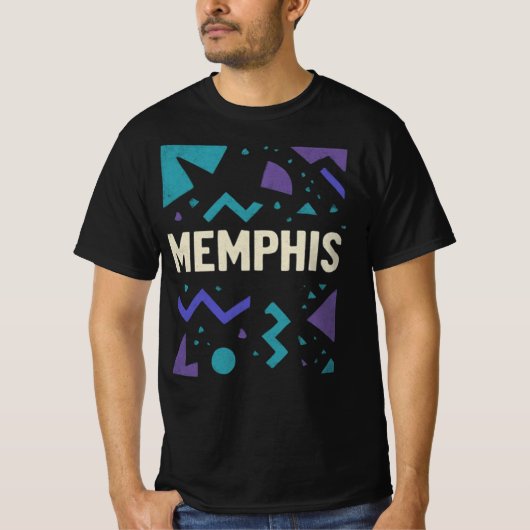 Herren Schwarzes T-Shirt (Vorderseite)