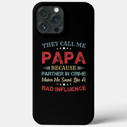 Herren Sie nennen mich Opa Komplize Case-Mate iPhone Hülle (Rückseite)