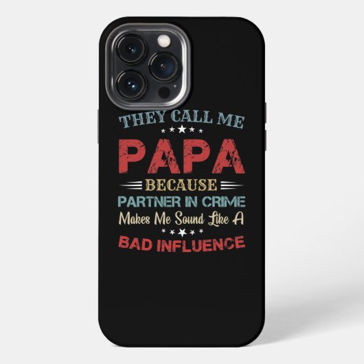 Herren Sie nennen mich Opa Komplize iPhone Hülle (Rückseite)