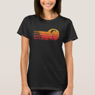 Herren Skydiving Parachtuting Fallschirm Paraglide T-Shirt