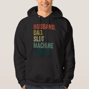 Herren-Slot-Maschine Lustig Glücksspiel Vintage Re Hoodie