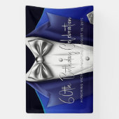 Herren Smoking Geburtstagsfeier Banner (Vertikal)