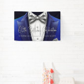 Herren Smoking Geburtstagsfeier Banner (InSitu)