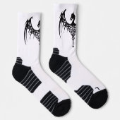 Herren-Socken mit Drachen-Symbol Socken (Rechts)