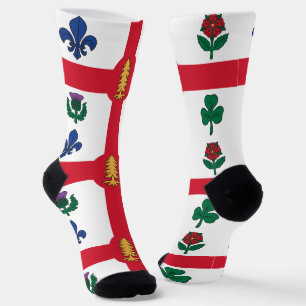 Herren-Socken mit Flagge von Montreal, Kanada Socken