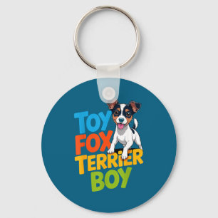 Herren Spielzeug Fox Terrier Junge Cartoon klein A Schlüsselanhänger