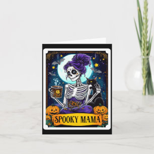 Herren Spooky Mama Tarotkarte Halloween Mama Toten Karte