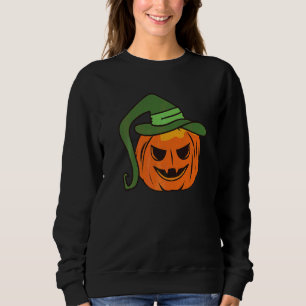 Herren Spooky Scary Kürbis Fauler Halloween-Kostüm Sweatshirt
