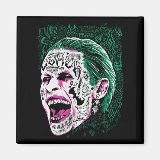 Herren-Squad-Prinz-Porträt Magnet (Vorne)