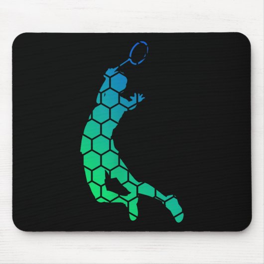 Herren-Squash Damen-Shuttle Badminton Mousepad (Vorne)