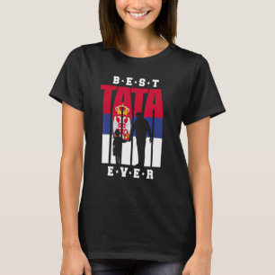 Herren Srbija Vater Und Mädchen Serbien Flagge Ser T-Shirt